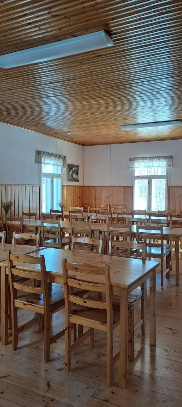 Saarilan tupa sisältä päin