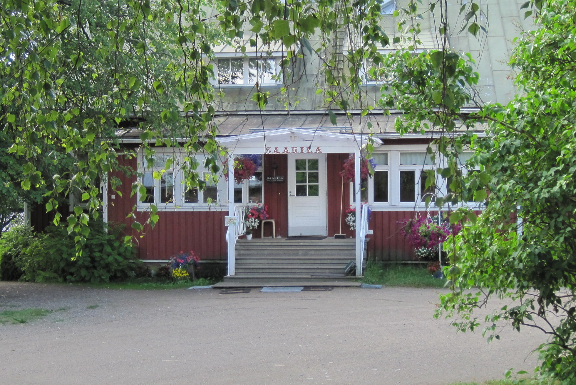 Saarilan päärakennus on myös vuokrattavissa!